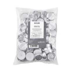 4x 50er Teelichte FIFTY In Weiß