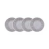 4x Frühstücksteller Ø23cm ATLANTIS In Grau