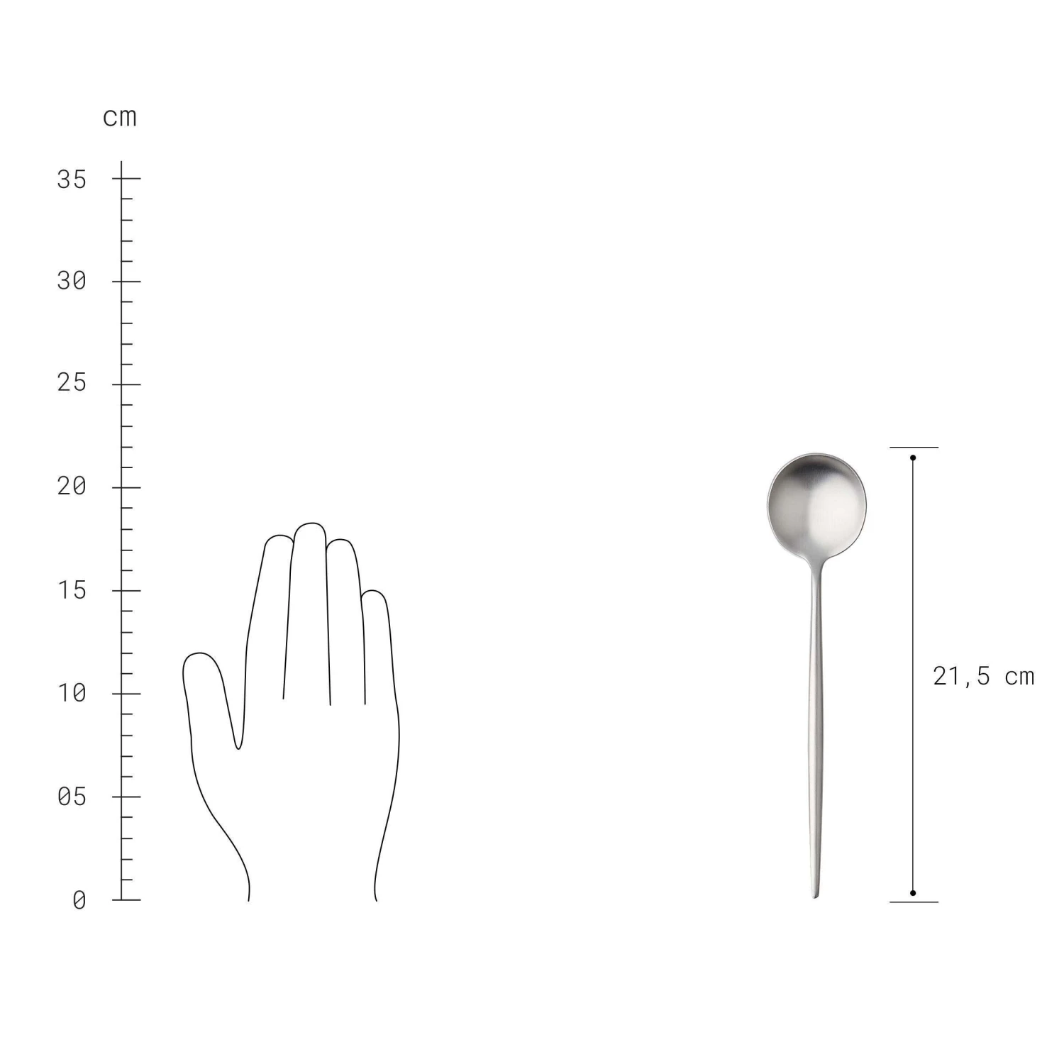 Besteck-Set 4-tlg. Matt STILETTO In Silber 5 Besteck-Set 4-tlg. Matt STILETTO In Silber – Bild 5