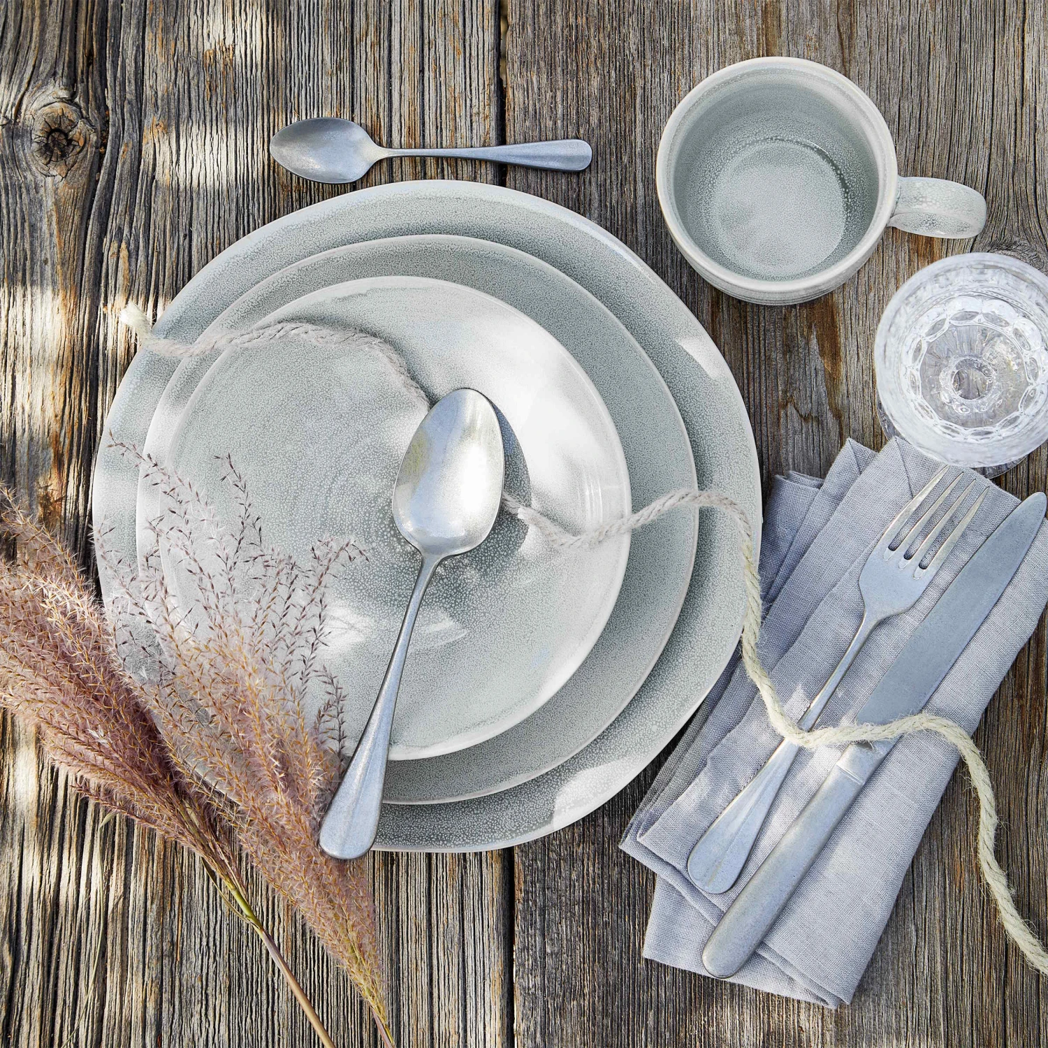 Besteck-Set 4-tlg. Matt STILETTO In Silber 8 Besteck-Set 4-tlg. Matt STILETTO In Silber – Bild 8