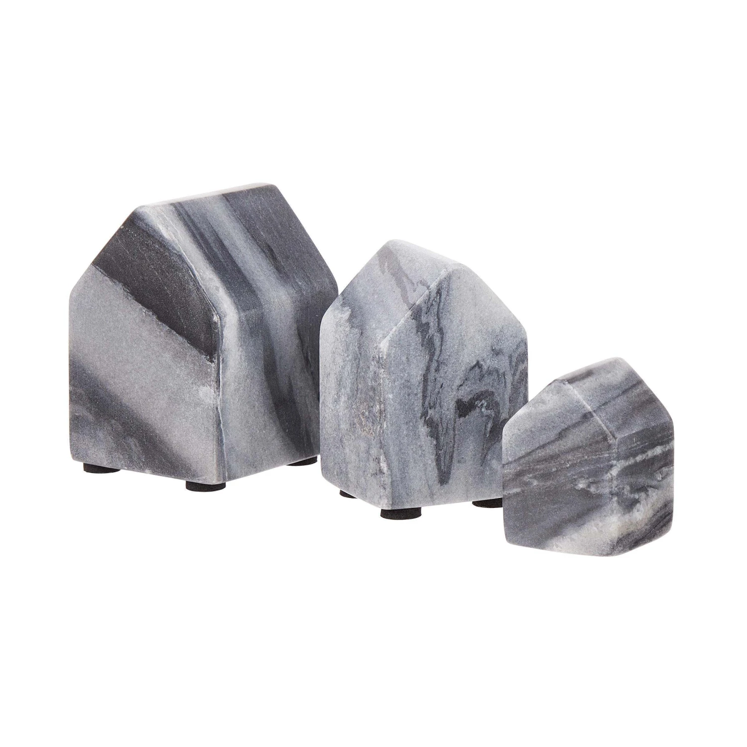 Deko-Haus L 6 X H 9cm BLOCKHOUSE In Grau 7 Deko-Haus L 6 X H 9cm BLOCKHOUSE In Grau – Bild 7