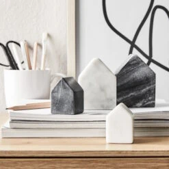 Deko-Haus Set 3-tlg. BLOCKHOUSE In Grau -Butlers butlers deko haus set 3 tlg blockhouse in grau 9