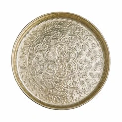 Butlers 13 Butlers -Butlers butlers deko tablett o46cm oriental lounge in gold 1