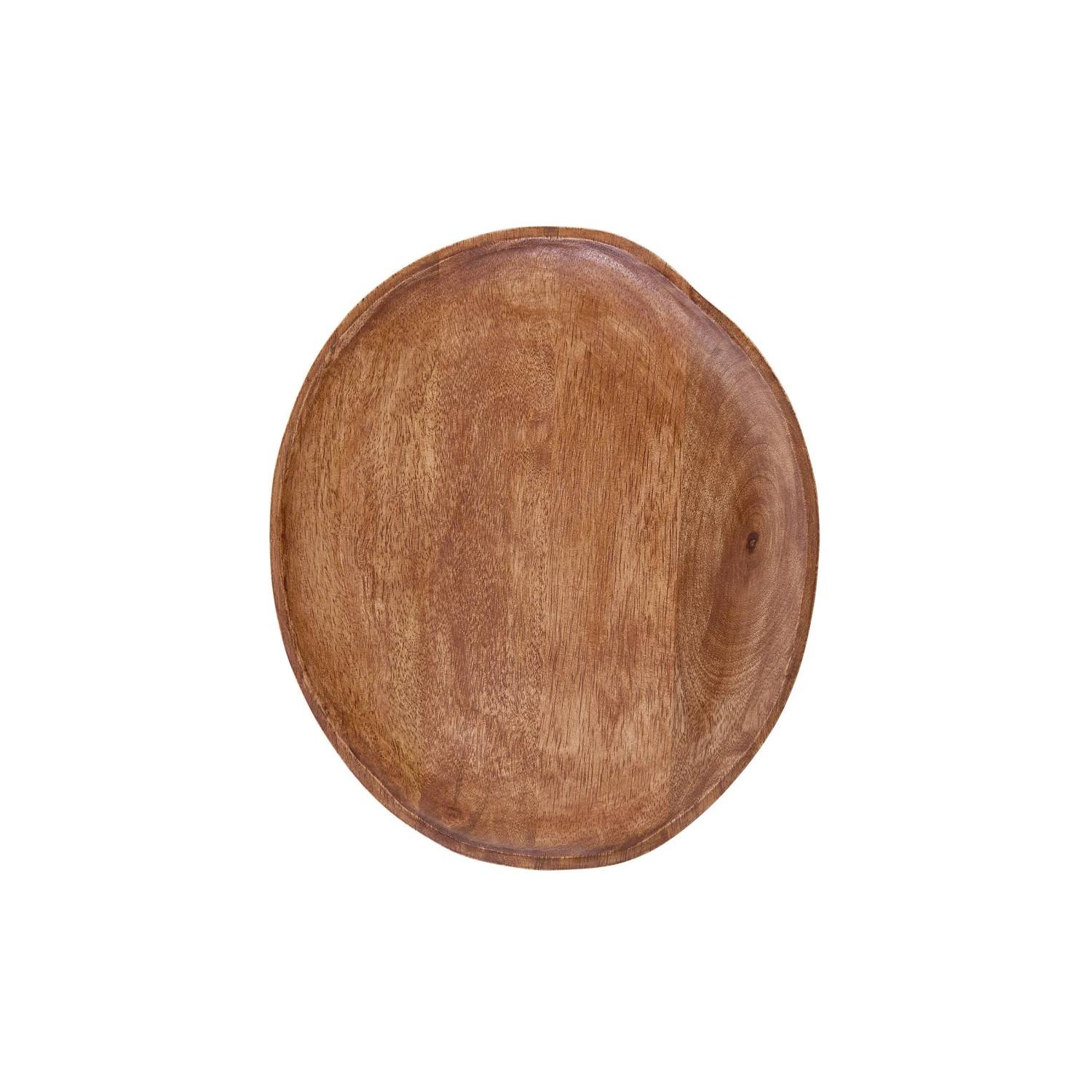 Deko-Teller Organisch Ø30cm MANGO DAYS In Braun 2 Deko-Teller Organisch Ø30cm MANGO DAYS In Braun – Bild 2