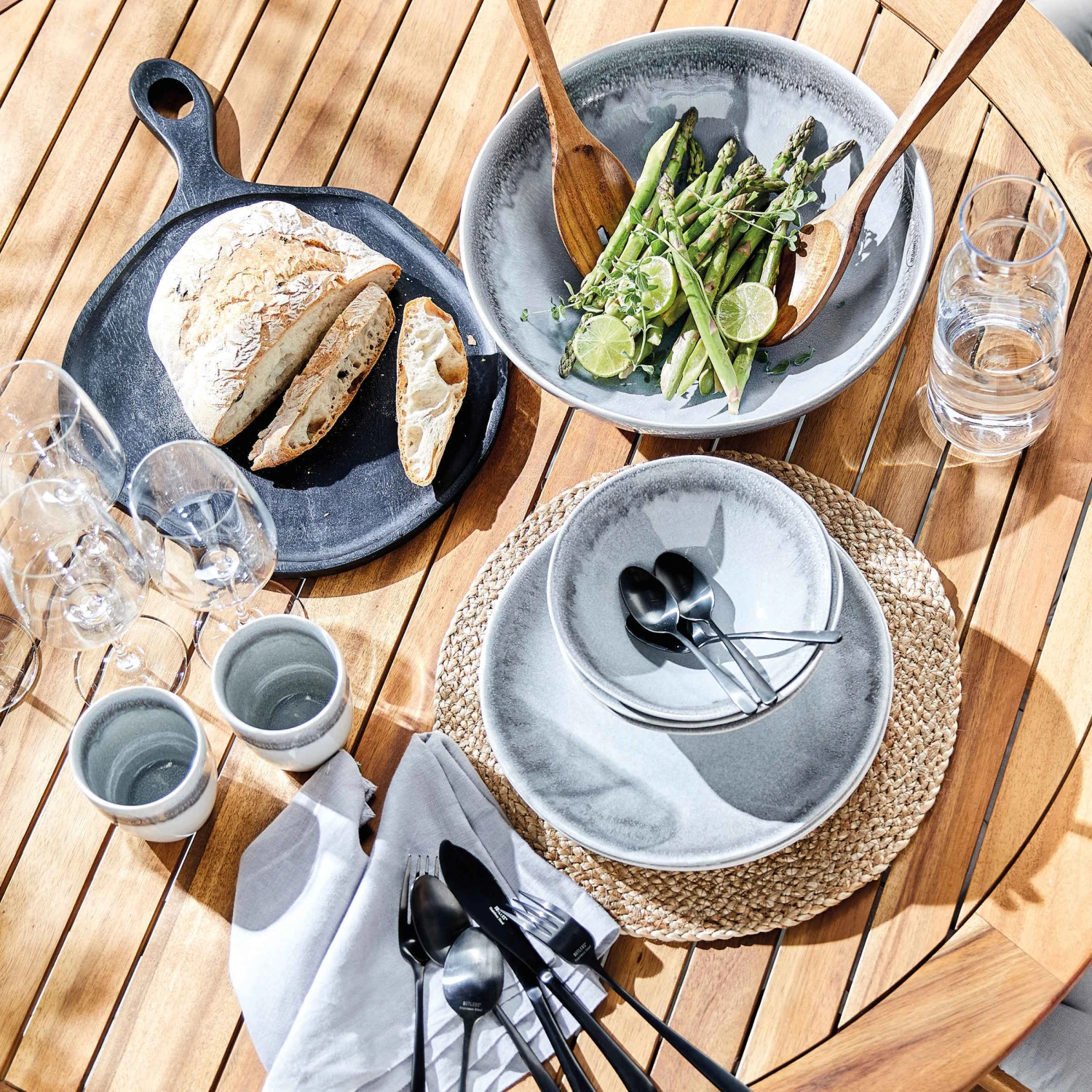 Dinnerteller Ø28cm ATLANTIS In Grau 8 Dinnerteller Ø28cm ATLANTIS In Grau – Bild 8