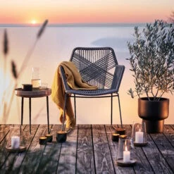 Butlers -Butlers butlers gartensessel cordee in dunkelgrau 1