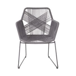 Butlers 25 Gartensessel CORDÉE In Dunkelgrau