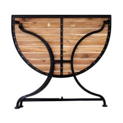 Gartentisch Halbrund PARKLIFE In Schwarz-Natur -Butlers butlers gartentisch halbrund parklife in schwarz natur 6