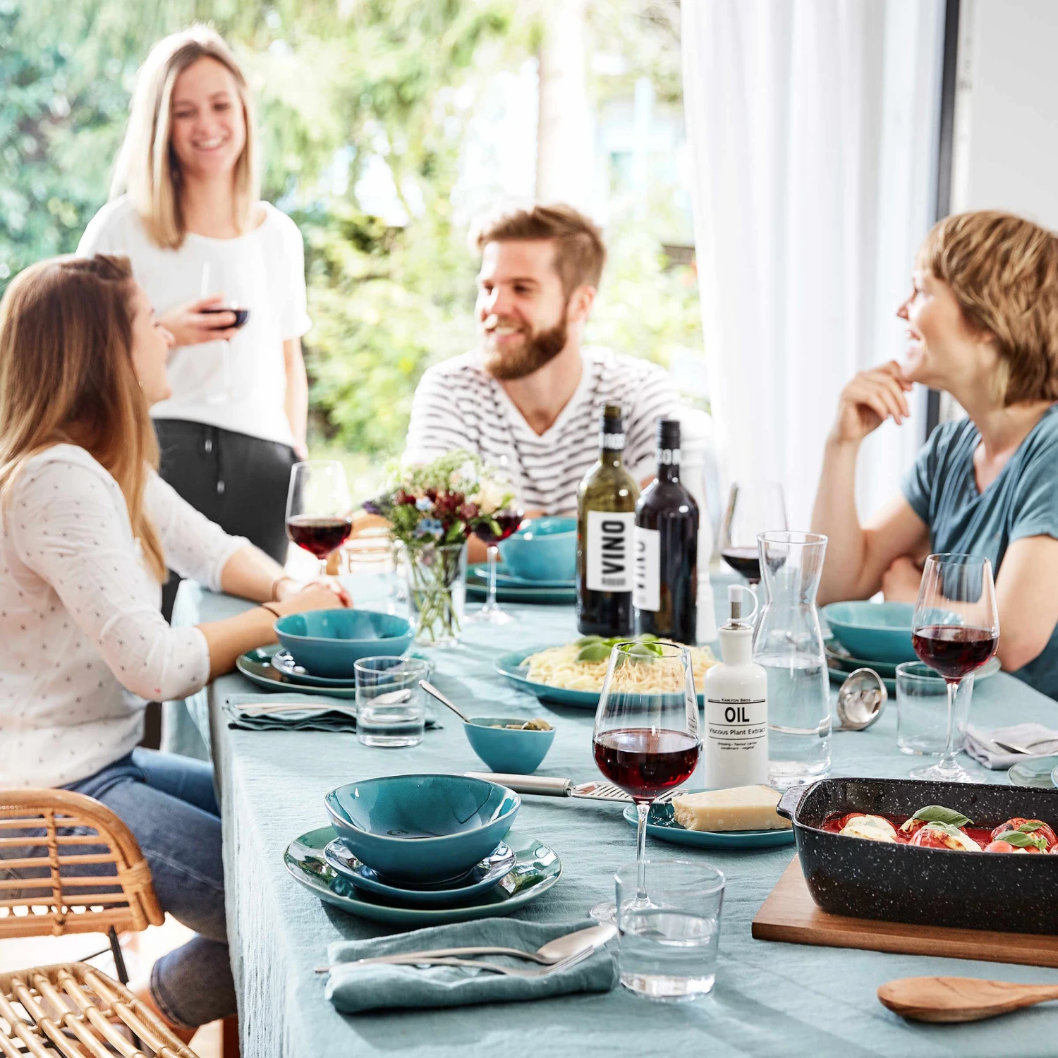 Geschirr-Set Zum Dinner 12-tlg. DE LA ROYA In Blau 11 Geschirr-Set Zum Dinner 12-tlg. DE LA ROYA In Blau – Bild 11