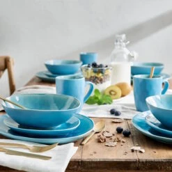 Geschirr-Set Zum Dinner 12-tlg. DE LA ROYA In Blau 23 Geschirr-Set Zum Dinner 12-tlg. DE LA ROYA In Blau -Butlers butlers geschirr set zum dinner 12 tlg de la roya in blau 11