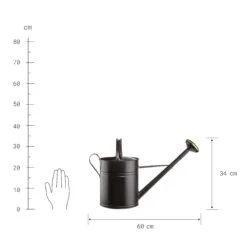 Gießkanne 8l ZINC In Schwarz -Butlers butlers giesskanne 8l zinc in schwarz 3