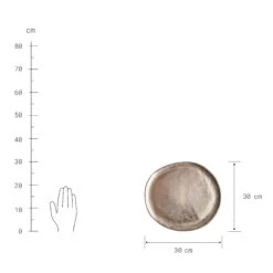 Kerzenteller Organisch Ø30cm BANQUET In Gold 5 Kerzenteller Organisch Ø30cm BANQUET In Gold -Butlers butlers kerzenteller organisch o30cm banquet in gold 2