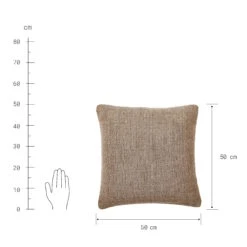 Kissen L 50 X B 50cm FENJA In Braun 6 Kissen L 50 X B 50cm FENJA In Braun -Butlers butlers kissen l 50 x b 50cm fenja in braun 2