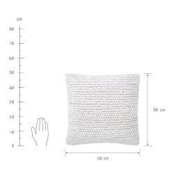 Kissen L 50 X B 50cm KALEA In Beige -Butlers butlers kissen l 50 x b 50cm kalea in beige 2