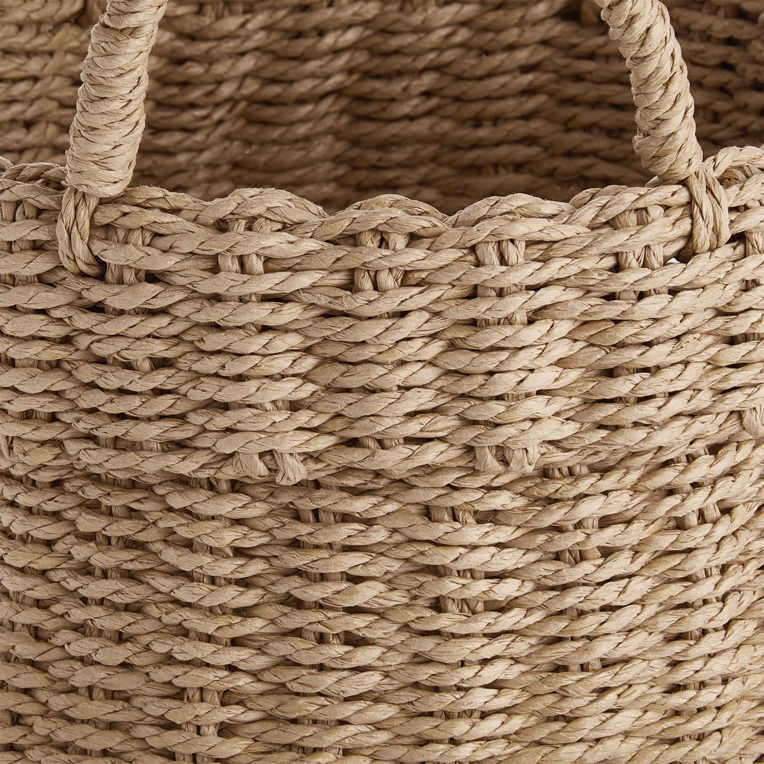 Korb Ø23cm PAPER BRAID In Natur 5 Korb Ø23cm PAPER BRAID In Natur – Bild 5