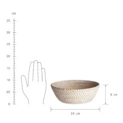 Korb Rund Ø24cm RONDA In Natur 7 Korb Rund Ø24cm RONDA In Natur -Butlers butlers korb rund o24cm ronda in natur 2