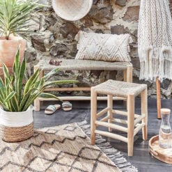 Korb Rund Ø26cm COTTON BRAID In Natur-Weiß -Butlers butlers korb rund o26cm cotton braid in natur weiss 4