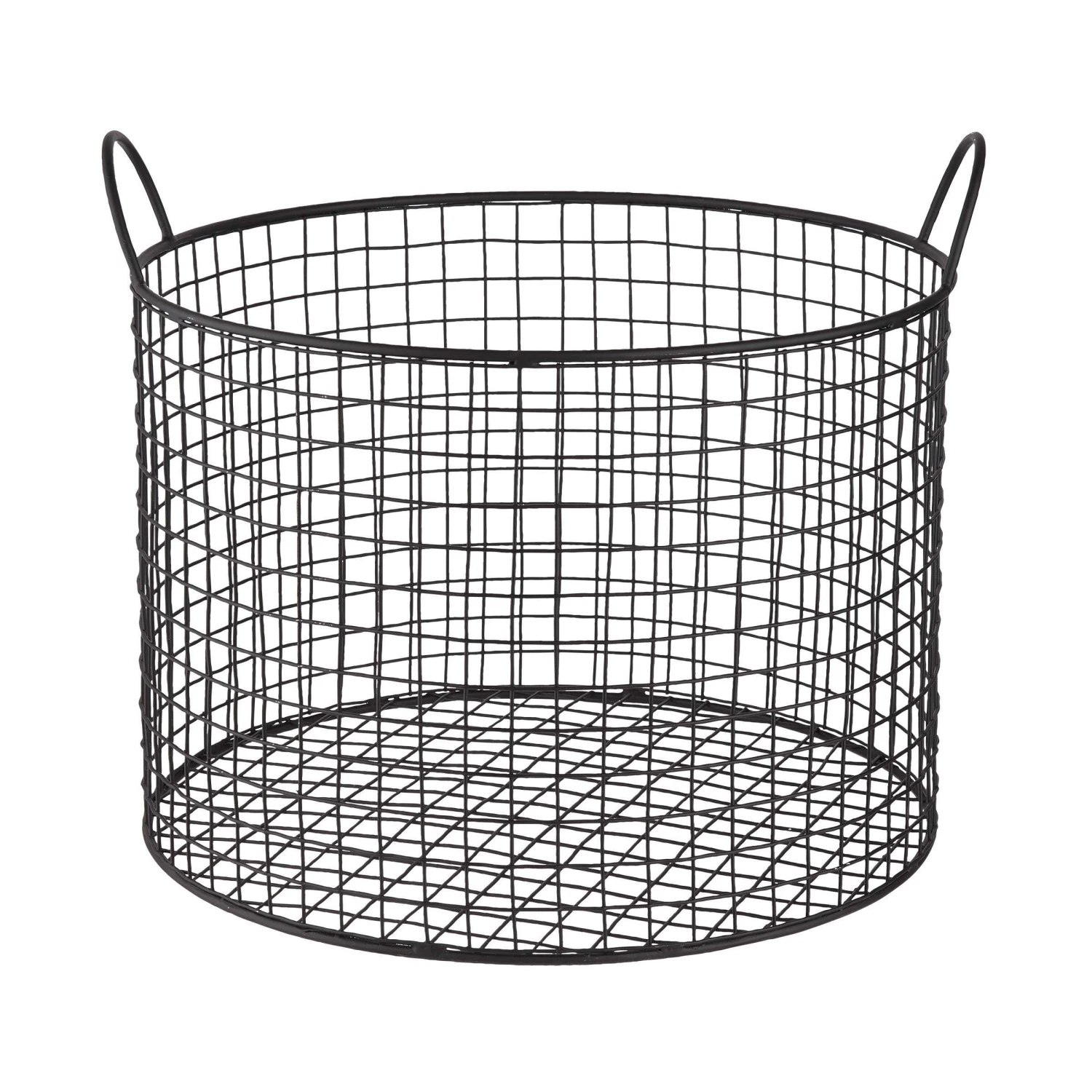 Korb Rund Ø30cm HOOP In Schwarz 2 Korb Rund Ø30cm HOOP In Schwarz – Bild 2