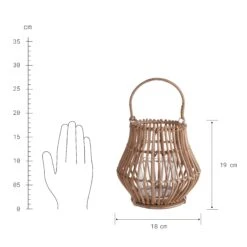 Laterne Höhe 19cm BALI In Natur -Butlers butlers laterne hohe 19cm bali in natur 2