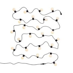 Lichterkette 24 Lichter Outdoor Länge 11m SUNSET In Schwarz-Weiß -Butlers butlers lichterkette 24 lichter outdoor lange 11m sunset in schwarz weiss 2