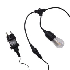 Outdoor-Lichterkette Mit 10 Glühbirnen Und Stecker BULB LIGHTS In Schwarz -Butlers butlers outdoor lichterkette mit 10 gluhbirnen und stecker bulb lights in schwarz 2