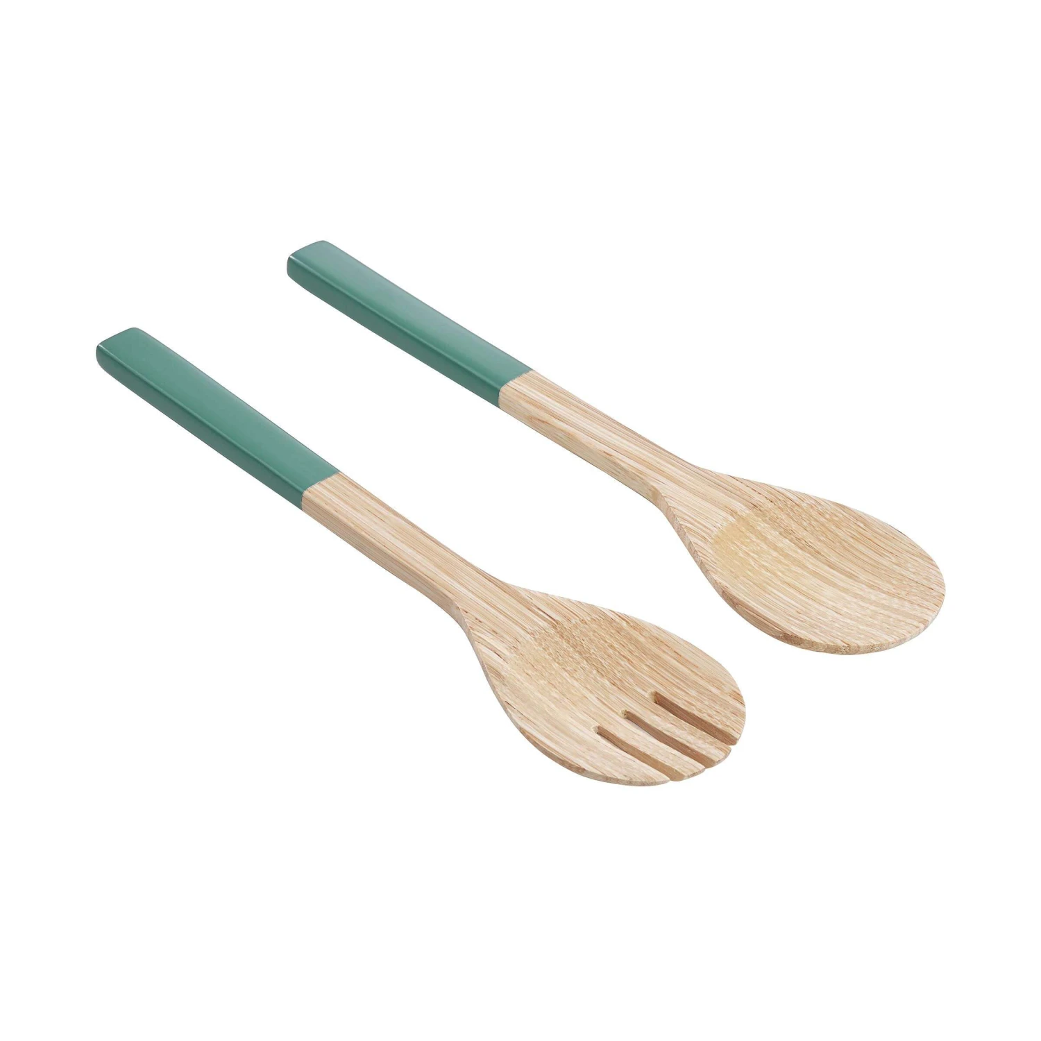 Salatbesteck 2-tlg. BAMBOO In Salbei 1 Salatbesteck 2-tlg. BAMBOO In Salbei