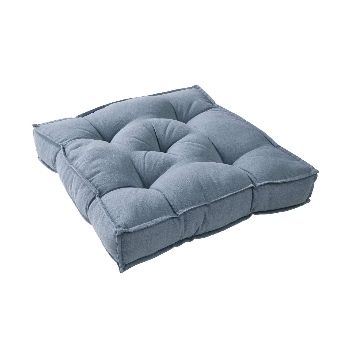 Sitzkissen L 40 X B 40cm SOLID In Blau 3 Sitzkissen L 40 X B 40cm SOLID In Blau – Bild 3