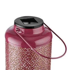 Solar-Laterne H 24cm SOLANA In Lila-Gold -Butlers butlers solar laterne h 24cm solana in lila gold 3