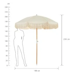 Strandschirm Mit Fransen Ø180cm BOHO LOUNGE In Creme 12 Strandschirm Mit Fransen Ø180cm BOHO LOUNGE In Creme -Butlers butlers strandschirm mit fransen o180cm boho lounge in creme 3