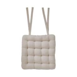 Stuhlkissen Mit Bändchen L 35 X B 37cm SOLID In Beige