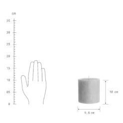 Stumpenkerze Höhe 10cm RUSTIC In Grau 5 Stumpenkerze Höhe 10cm RUSTIC In Grau -Butlers butlers stumpenkerze hohe 10cm rustic in grau 2