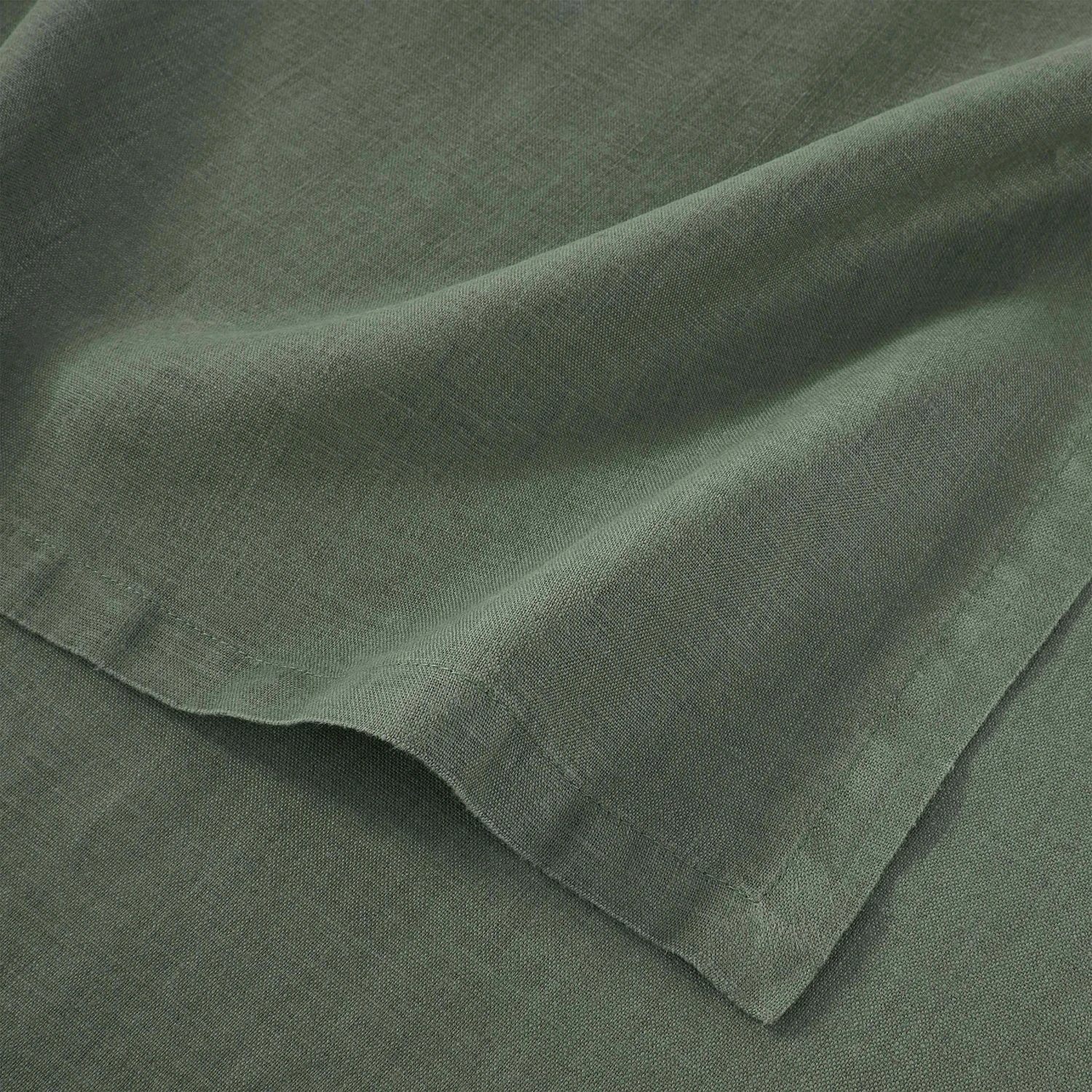 Tischdecke L 300 X B 160cm RIGA In Dunkelgrün 2 Tischdecke L 300 X B 160cm RIGA In Dunkelgrün – Bild 2