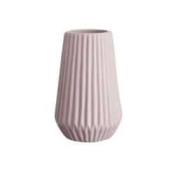 Vase Höhe 14cm RIFFLE In Rosa