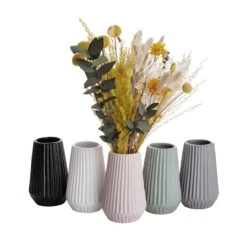 Vase Höhe 14cm RIFFLE In Schwarz -Butlers butlers vase hohe 14cm riffle in schwarz 3