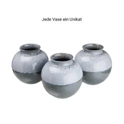 Vase Höhe 20cm AQUARELLE In Petrol -Butlers butlers vase hohe 20cm aquarelle in petrol 4
