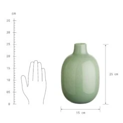 Vase Höhe 25cm JADE In Pastellgrün -Butlers butlers vase hohe 25cm jade in pastellgrun 2
