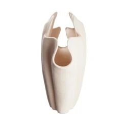 Vase Höhe 46cm SHELL In Beige -Butlers butlers vase hohe 46cm shell in beige 4
